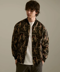 go slow caravan(ゴースローキャラバン) |Revo./レヴォ ゴブラン総柄織り ジップアップブルゾン (MENS)