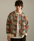 go slow caravan(ゴースローキャラバン) |Revo./レヴォ ゴブラン総柄織り ジップアップブルゾン (MENS)