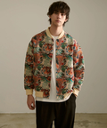 go slow caravan(ゴースローキャラバン) |Revo./レヴォ ゴブラン総柄織り ジップアップブルゾン (MENS)