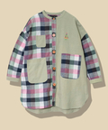 go slow caravan(ゴースローキャラバン) |ビッグチェック切替クルーJK (WOMENS)