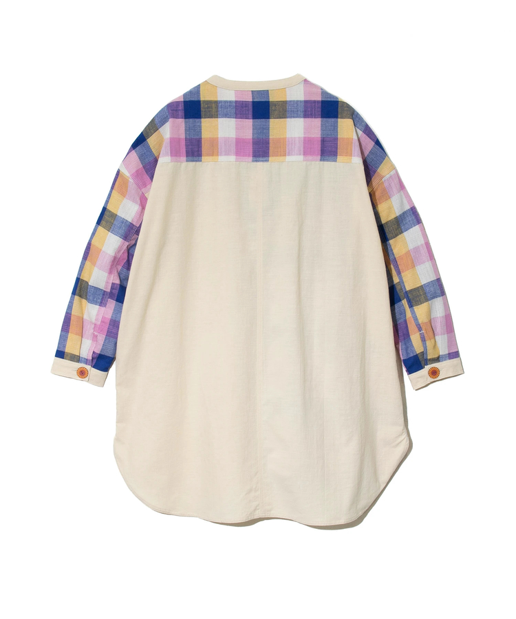 go slow caravan(ゴースローキャラバン) |ビッグチェック切替クルーJK (WOMENS)