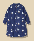 go slow caravan(ゴースローキャラバン) |シマエナガ ノーカラーシャツワンピース (WOMENS)