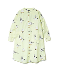 go slow caravan(ゴースローキャラバン) |シマエナガ ノーカラーシャツワンピース (WOMENS)