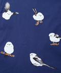 go slow caravan(ゴースローキャラバン) |シマエナガ ノーカラーシャツワンピース (WOMENS)