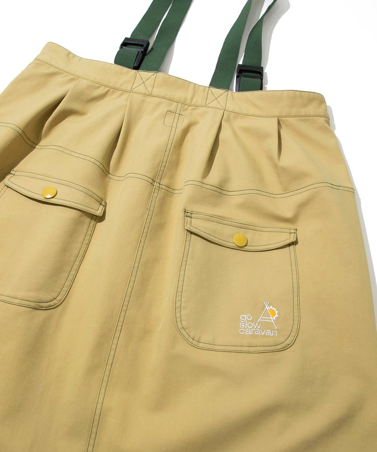 go slow caravan(ゴースローキャラバン) |C/N 2タックオーバースカート (WOMENS)