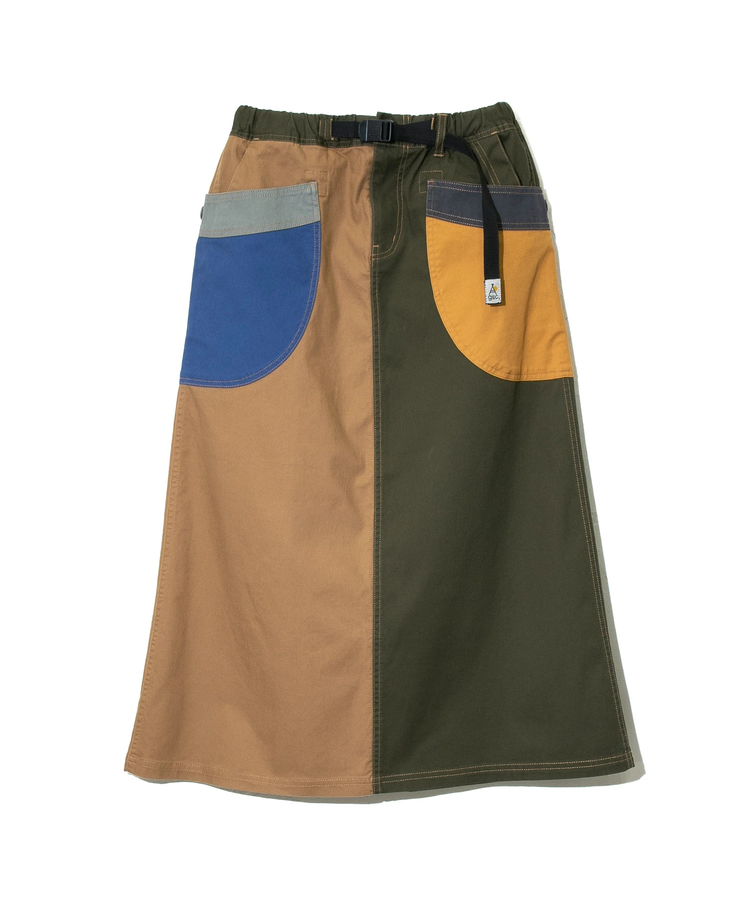 go slow caravan(ゴースローキャラバン) |ストレッチキャンバス脇ポケクレイジースカート (WOMENS)