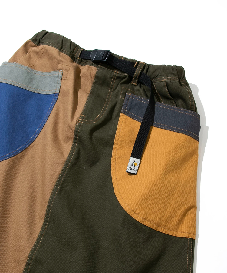 go slow caravan(ゴースローキャラバン) |ストレッチキャンバス脇ポケクレイジースカート (WOMENS)