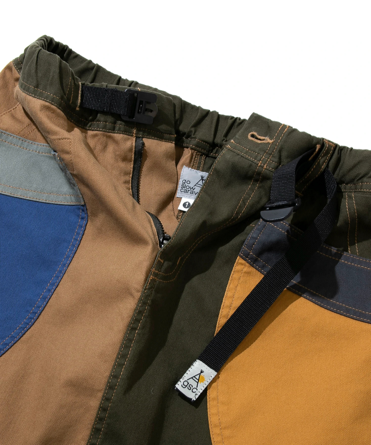 go slow caravan(ゴースローキャラバン) |ストレッチキャンバス脇ポケクレイジースカート (WOMENS)