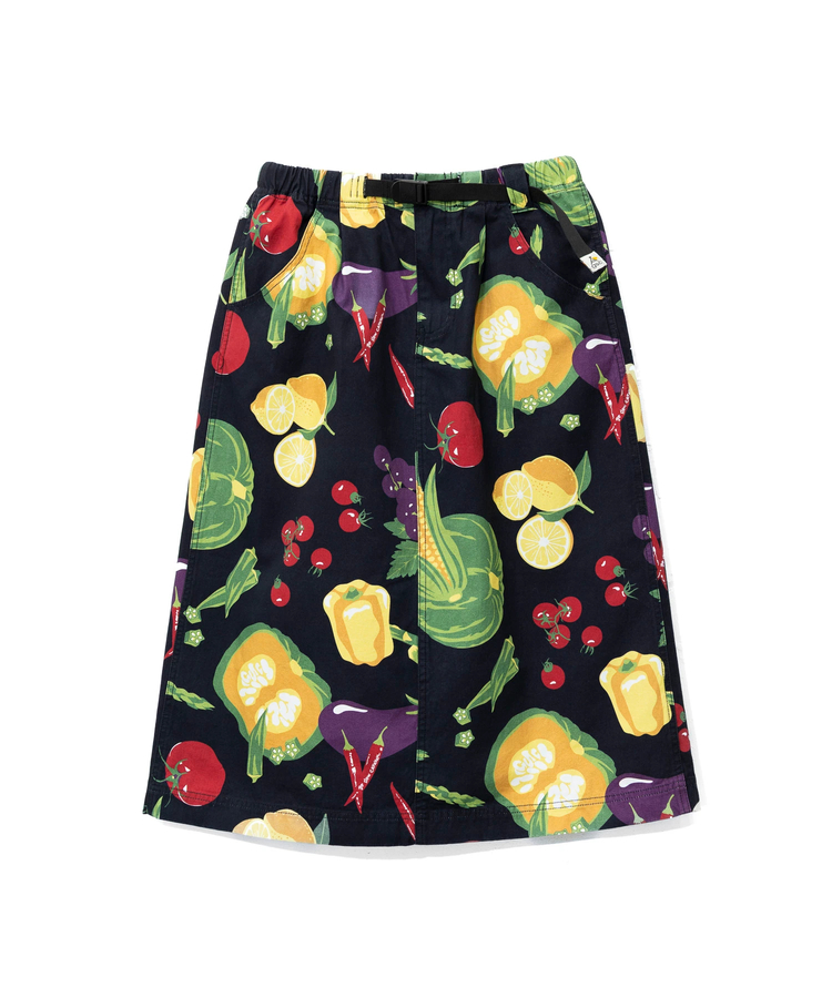 go slow caravan(ゴースローキャラバン) |キャンバスベジタブルフルーツスカート (WOMENS)