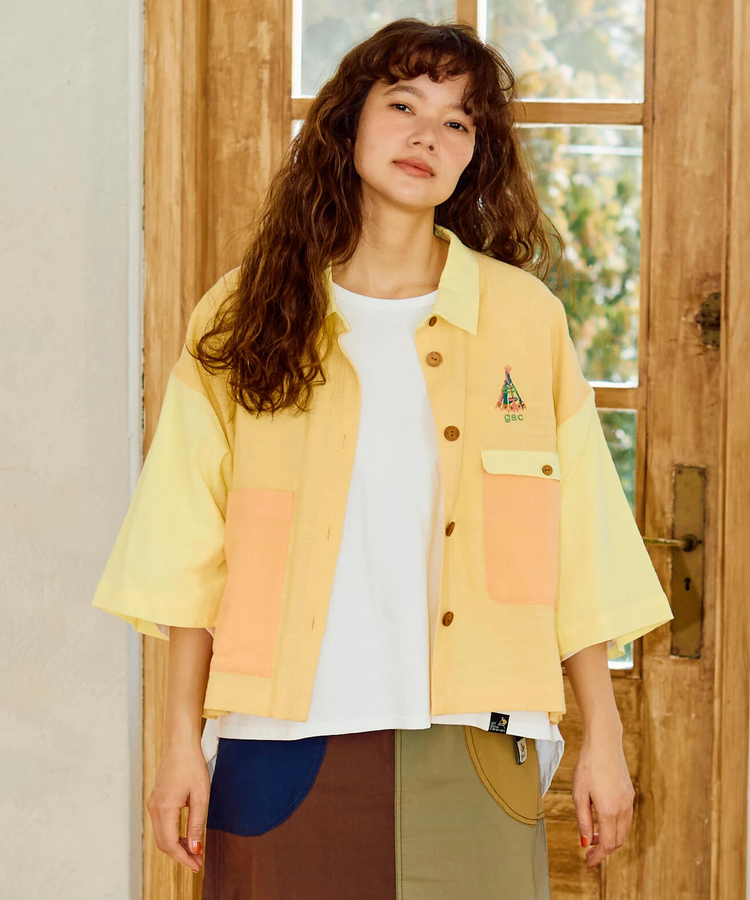 go slow caravan(ゴースローキャラバン) |C/Rミドルスリーブシャツ (WOMENS)