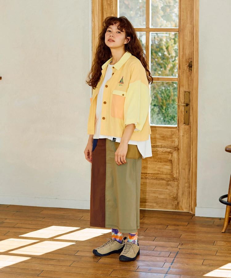 go slow caravan(ゴースローキャラバン) |C/Rミドルスリーブシャツ (WOMENS)