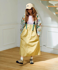 go slow caravan(ゴースローキャラバン) |N/Cクレイジー ハッピーフラワーリングボタンパーカーJK (WOMENS)