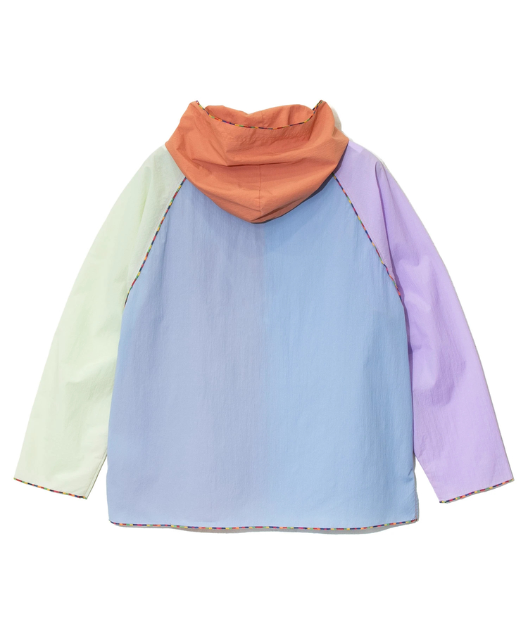 go slow caravan(ゴースローキャラバン) |N/Cクレイジー ハッピーフラワーリングボタンパーカーJK (WOMENS)