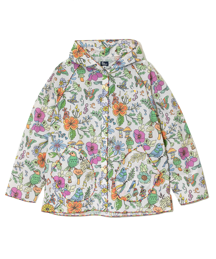 go slow caravan(ゴースローキャラバン) |N/Cクレイジー ハッピーフラワーリングボタンパーカーJK (WOMENS)