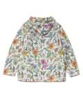 go slow caravan(ゴースローキャラバン) |N/Cクレイジー ハッピーフラワーリングボタンパーカーJK (WOMENS)