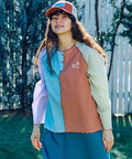 go slow caravan(ゴースローキャラバン) |N/Cクレイジー ハッピーフラワーヘンリープルオーバー (WOMENS)