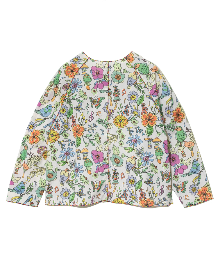 go slow caravan(ゴースローキャラバン) |N/Cクレイジー ハッピーフラワーヘンリープルオーバー (WOMENS)