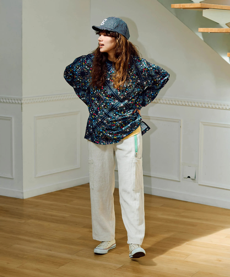 go slow caravan(ゴースローキャラバン) |ガラガラロングスリーブTEE (WOMENS)