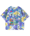 go slow caravan(ゴースローキャラバン) |UNIQUEインレイ 落書きMIX ラグラン TEE TIE DYE (MENS)