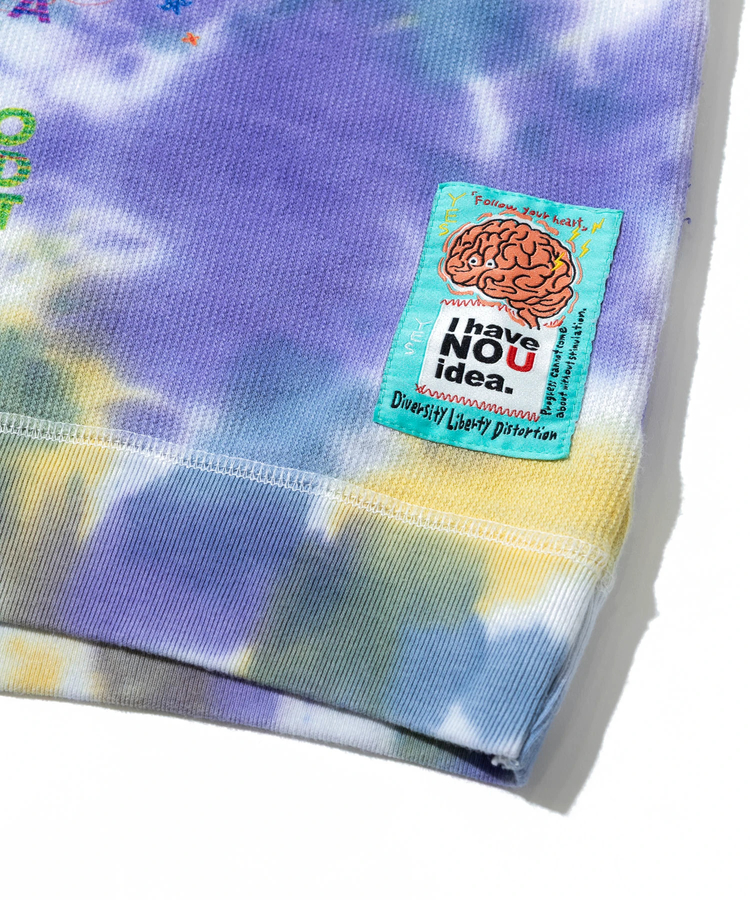 go slow caravan(ゴースローキャラバン) |UNIQUEインレイ 落書きMIX ラグラン TEE TIE DYE (MENS)