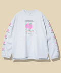 go slow caravan(ゴースローキャラバン) |メランジェ G/D I HAVE NOU IDEA. ロングスリーブ BIG TEE (MENS)