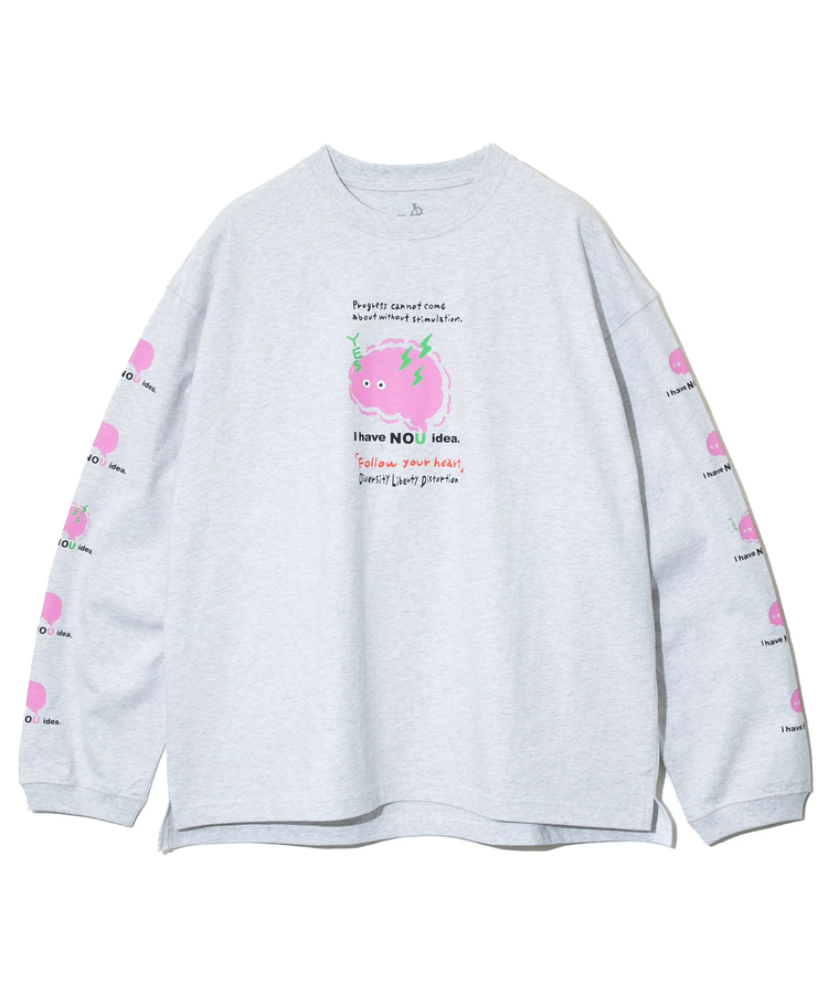 go slow caravan(ゴースローキャラバン) |メランジェ G/D I HAVE NOU IDEA. ロングスリーブ BIG TEE (MENS)