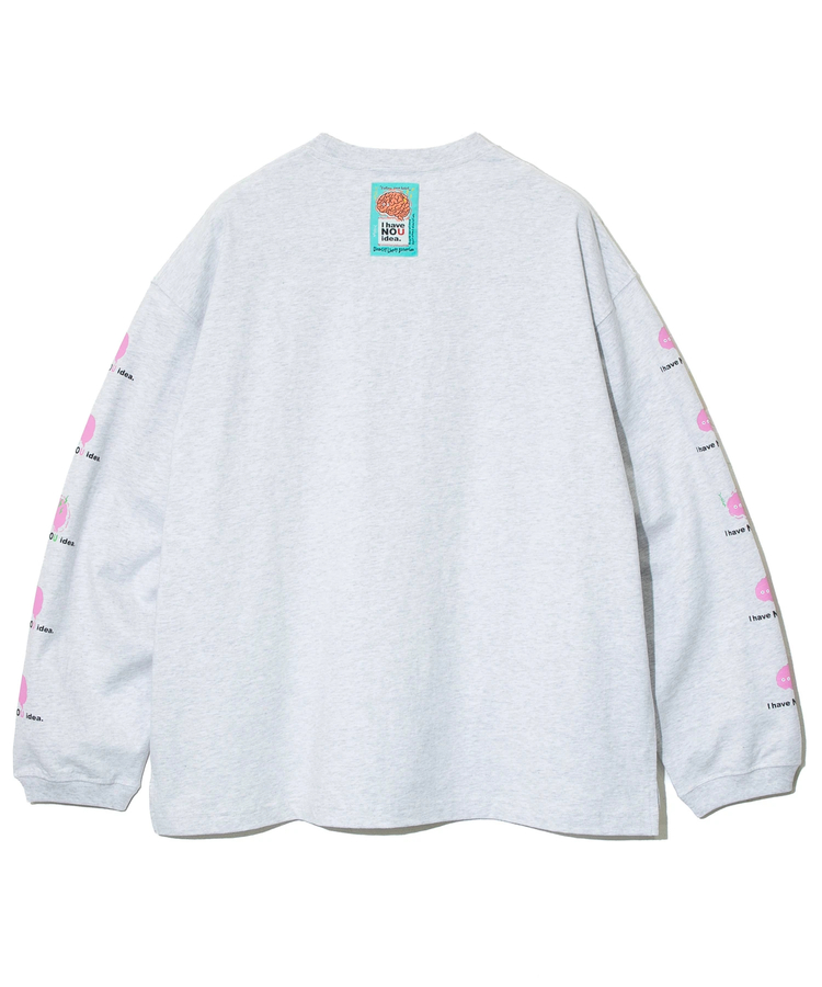 go slow caravan(ゴースローキャラバン) |メランジェ G/D I HAVE NOU IDEA. ロングスリーブ BIG TEE (MENS)