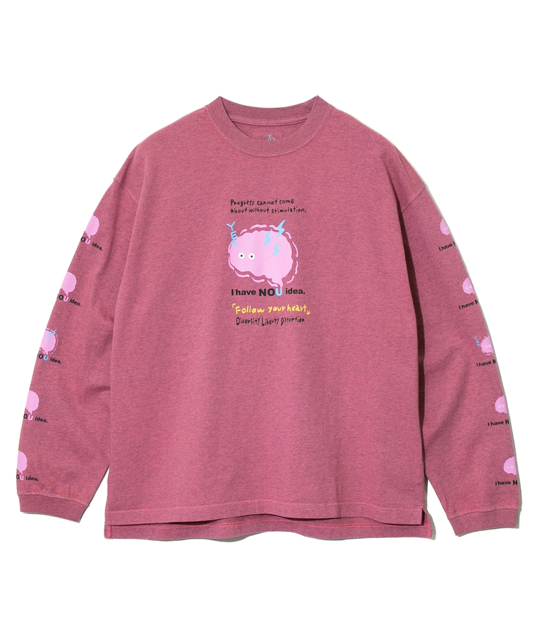 go slow caravan(ゴースローキャラバン) |メランジェ G/D I HAVE NOU IDEA. ロングスリーブ BIG TEE (MENS)