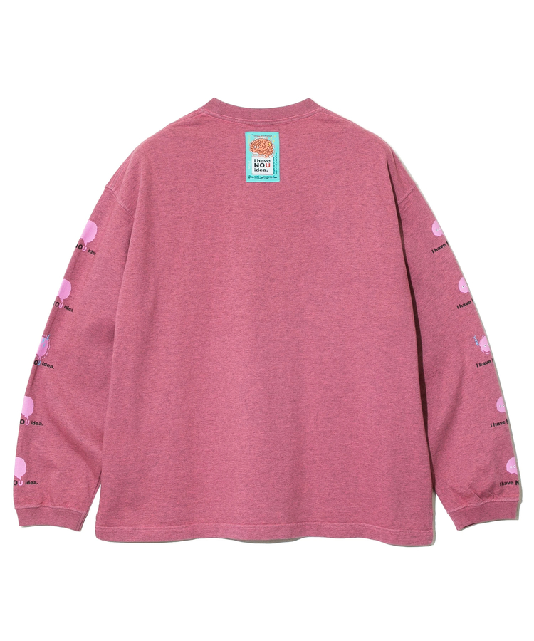 go slow caravan(ゴースローキャラバン) |メランジェ G/D I HAVE NOU IDEA. ロングスリーブ BIG TEE (MENS)
