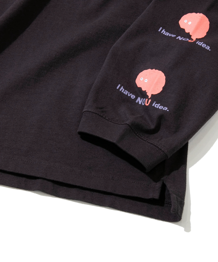 go slow caravan(ゴースローキャラバン) |メランジェ G/D I HAVE NOU IDEA. ロングスリーブ BIG TEE (MENS)