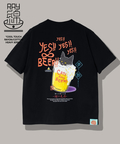 go slow caravan(ゴースローキャラバン) |RAY綿 猫と麦酒TEE~麦酒風呂2~ (MENS/WOMENS)