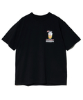 go slow caravan(ゴースローキャラバン) |RAY綿 猫と麦酒TEE~麦酒風呂2~ (MENS/WOMENS)
