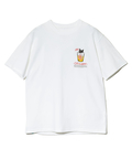 go slow caravan(ゴースローキャラバン) |RAY綿 猫と麦酒TEE~麦酒風呂2~ (MENS/WOMENS)