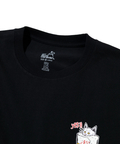 go slow caravan(ゴースローキャラバン) |RAY綿 猫と麦酒TEE~麦酒風呂2~ (MENS/WOMENS)