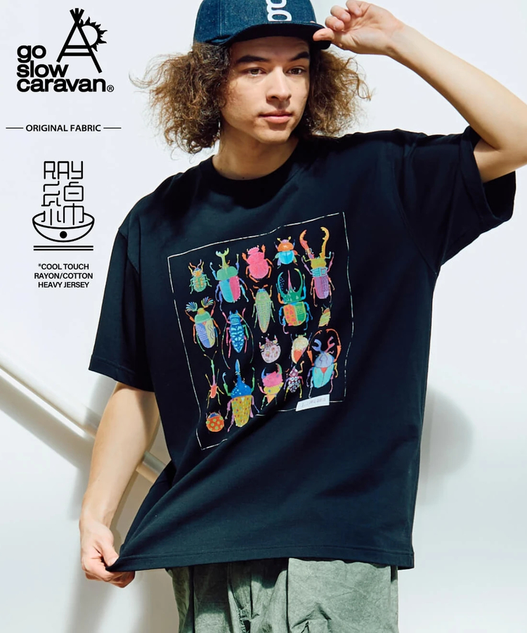 go slow caravan(ゴースローキャラバン) |RAY綿 エキゾチックビートルズ TEE (MENS)