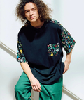 go slow caravan(ゴースローキャラバン) |RAY綿 アクティブパターン切替 ペイズリー PKT BIG TEE (MENS/WOMENS)
