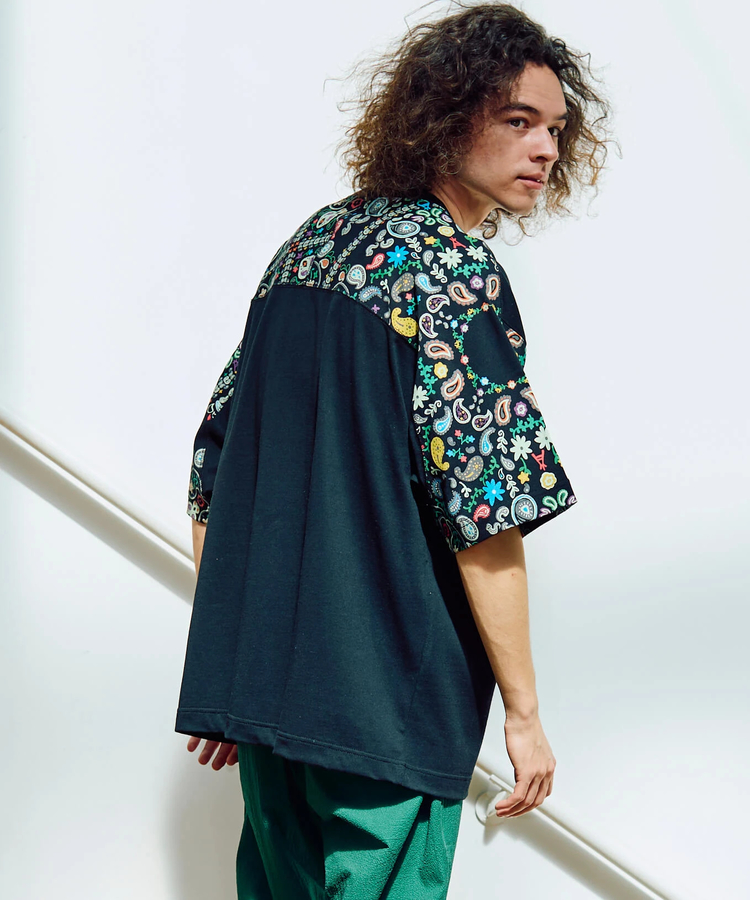 go slow caravan(ゴースローキャラバン) |RAY綿 アクティブパターン切替 ペイズリー PKT BIG TEE (MENS/WOMENS)