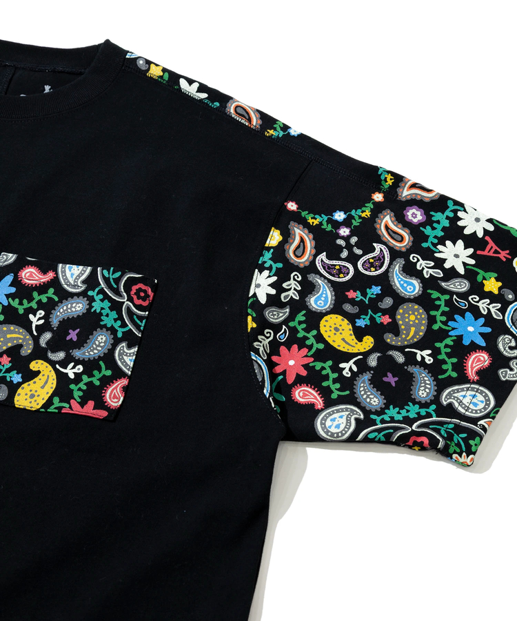 go slow caravan(ゴースローキャラバン) |RAY綿 アクティブパターン切替 ペイズリー PKT BIG TEE (MENS/WOMENS)