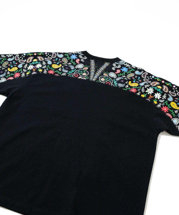 RAY綿 アクティブパターン切替 ペイズリー PKT BIG TEE (MENS RAY綿 アクティブパターン切替 ペイズリー PKT BIG TEE (MENS