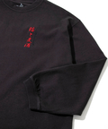 go slow caravan(ゴースローキャラバン) |メランジェ G/D 猫と麦酒 ロングスリーブ BIG TEE (MENS/WOMENS)