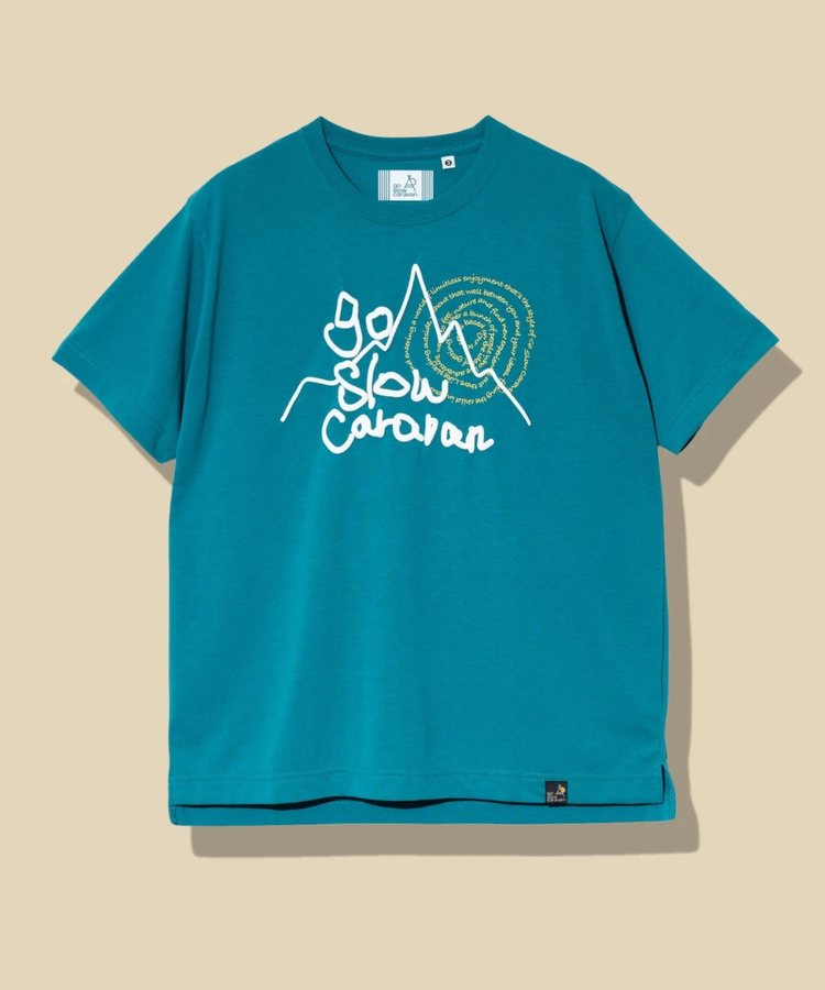 go slow caravan(ゴースローキャラバン) |Drymix 山LOGO TEE (MENS)