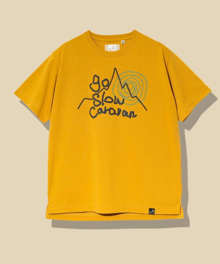 go slow caravan(ゴースローキャラバン) |Drymix 山LOGO TEE (MENS)