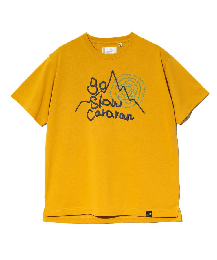 go slow caravan(ゴースローキャラバン) |Drymix 山LOGO TEE (MENS)
