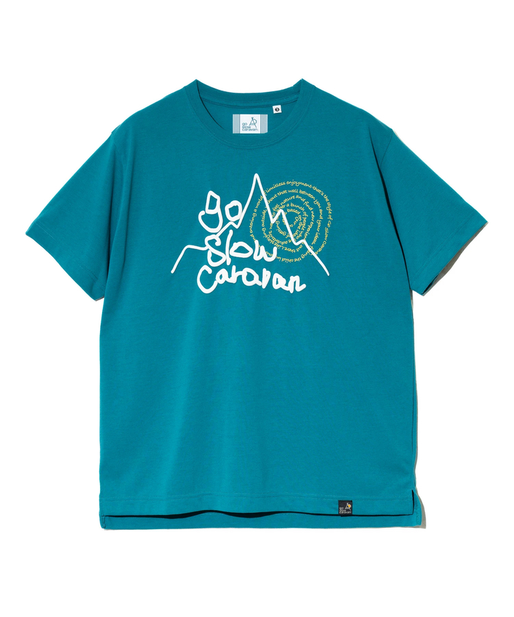 go slow caravan(ゴースローキャラバン) |Drymix 山LOGO TEE (MENS)