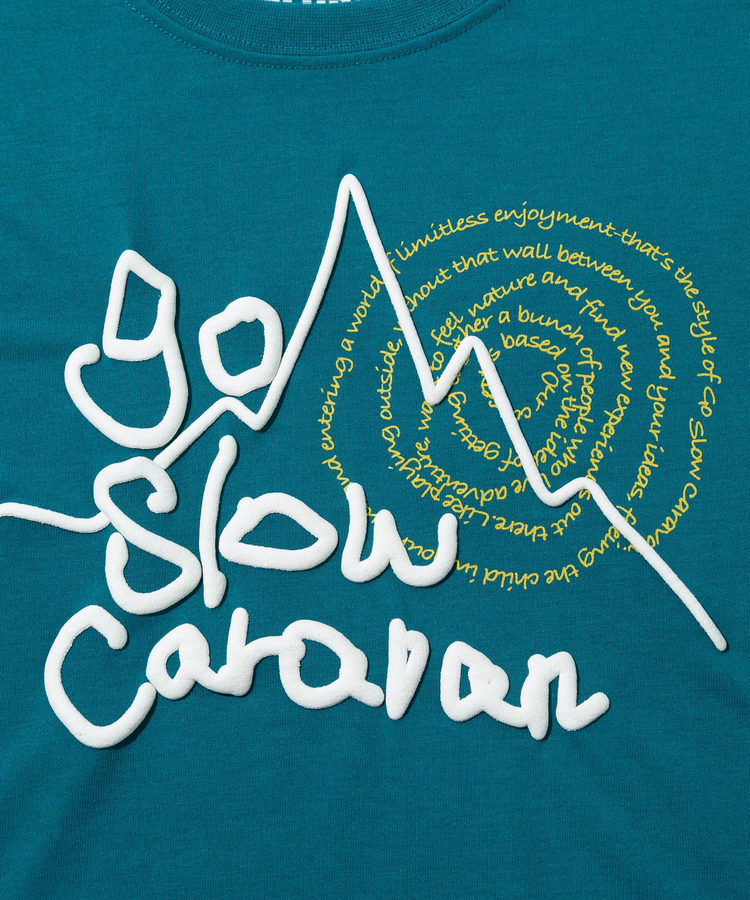 go slow caravan(ゴースローキャラバン) |Drymix 山LOGO TEE (MENS)