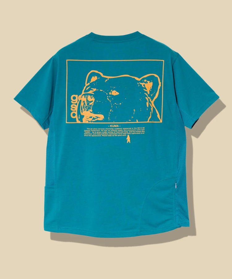 go slow caravan(ゴースローキャラバン) |Drymix スクエアクマLOGO アクティビTEE (MENS)