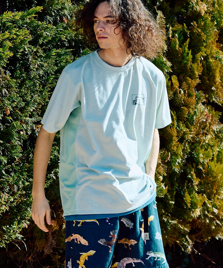 go slow caravan(ゴースローキャラバン) |Drymix スクエアクマLOGO アクティビTEE (MENS)