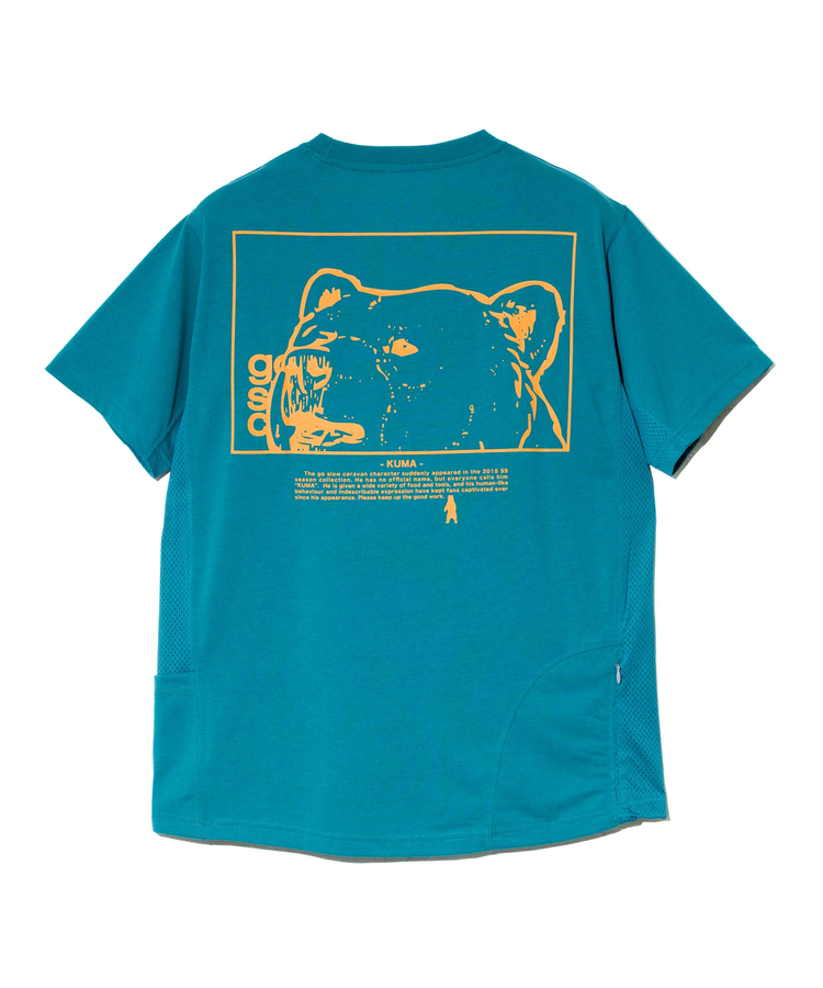 go slow caravan(ゴースローキャラバン) |Drymix スクエアクマLOGO アクティビTEE (MENS)