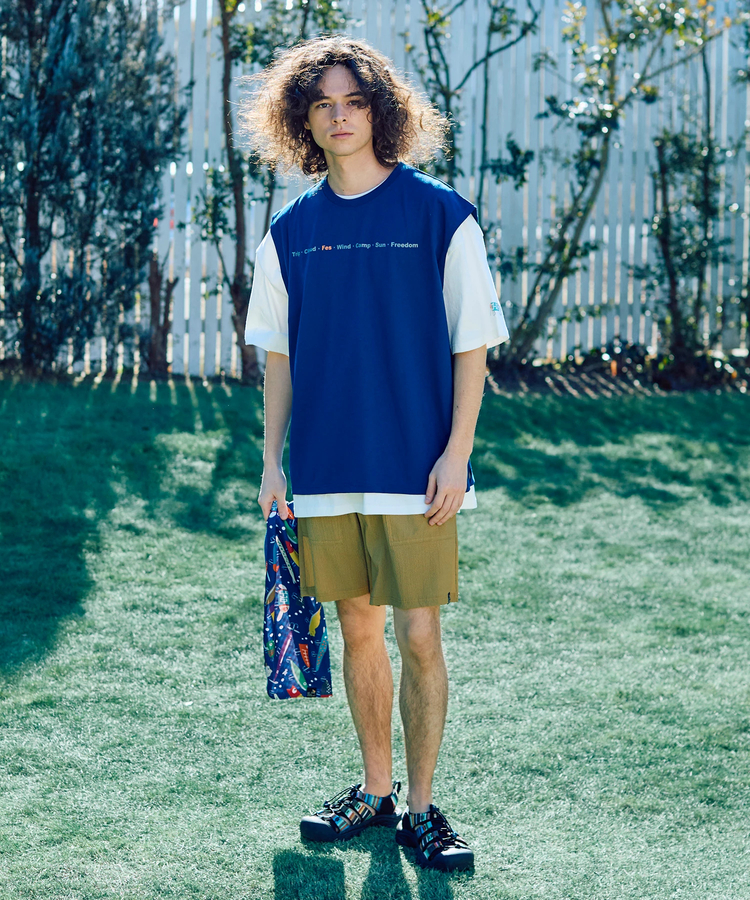 go slow caravan(ゴースローキャラバン) |Drymix gscいっぱい ノースリーブ TEE (MENS)
