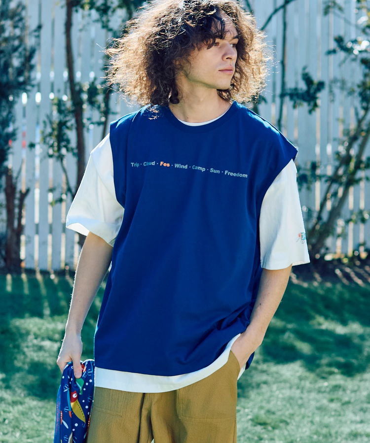 go slow caravan(ゴースローキャラバン) |Drymix gscいっぱい ノースリーブ TEE (MENS)